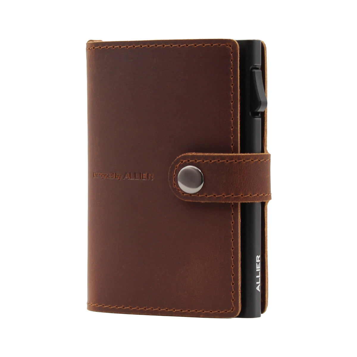 Portafoglio Slim in Pelle Crazy Horse