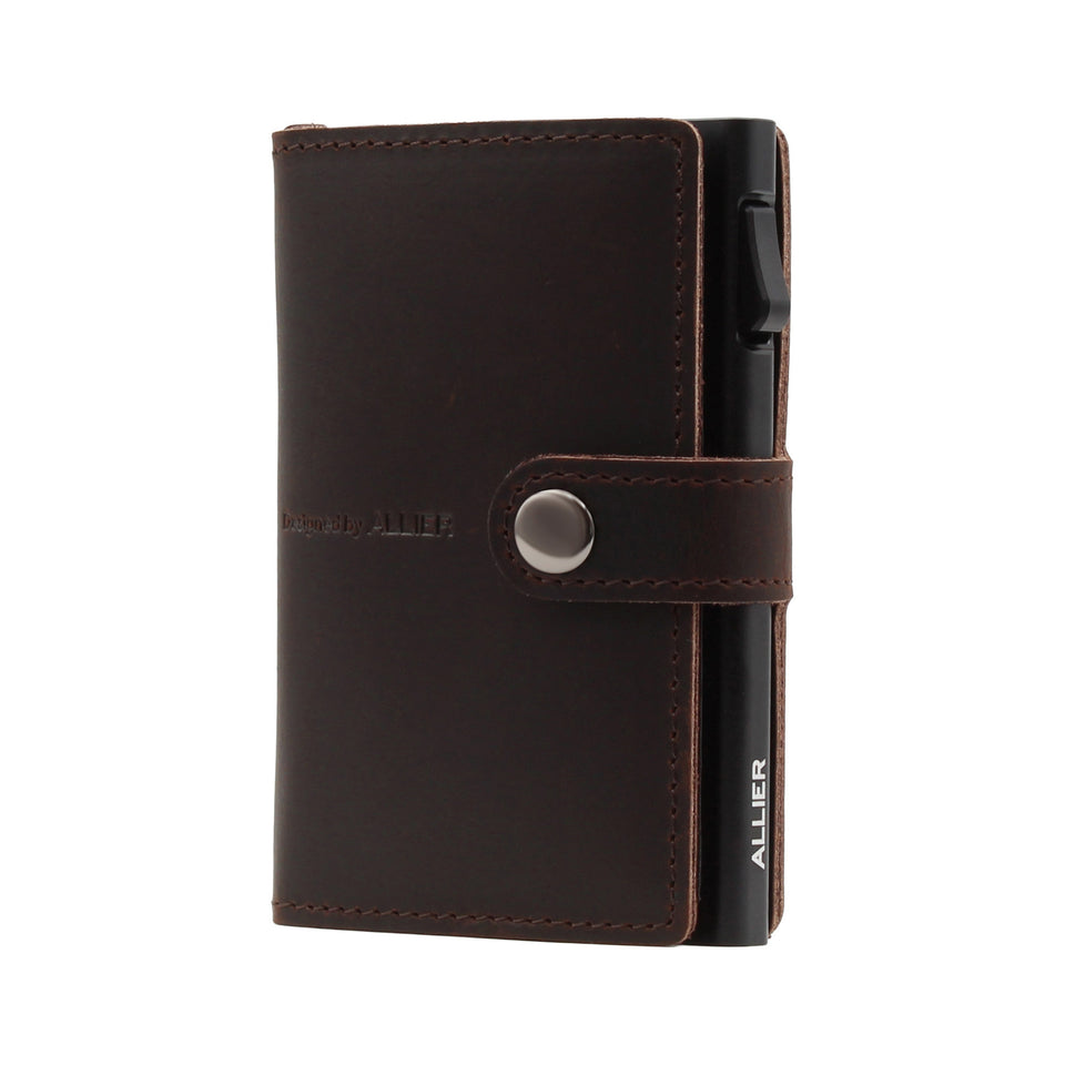 Portafoglio Slim in Pelle Crazy Horse
